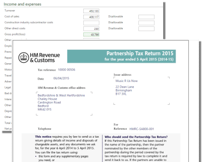 Partnership Tax Return Form