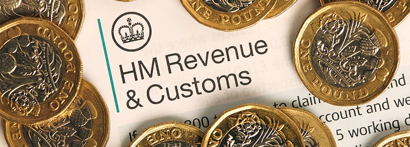 Corporation Tax Blog - Pound Coins and HMRC Documents